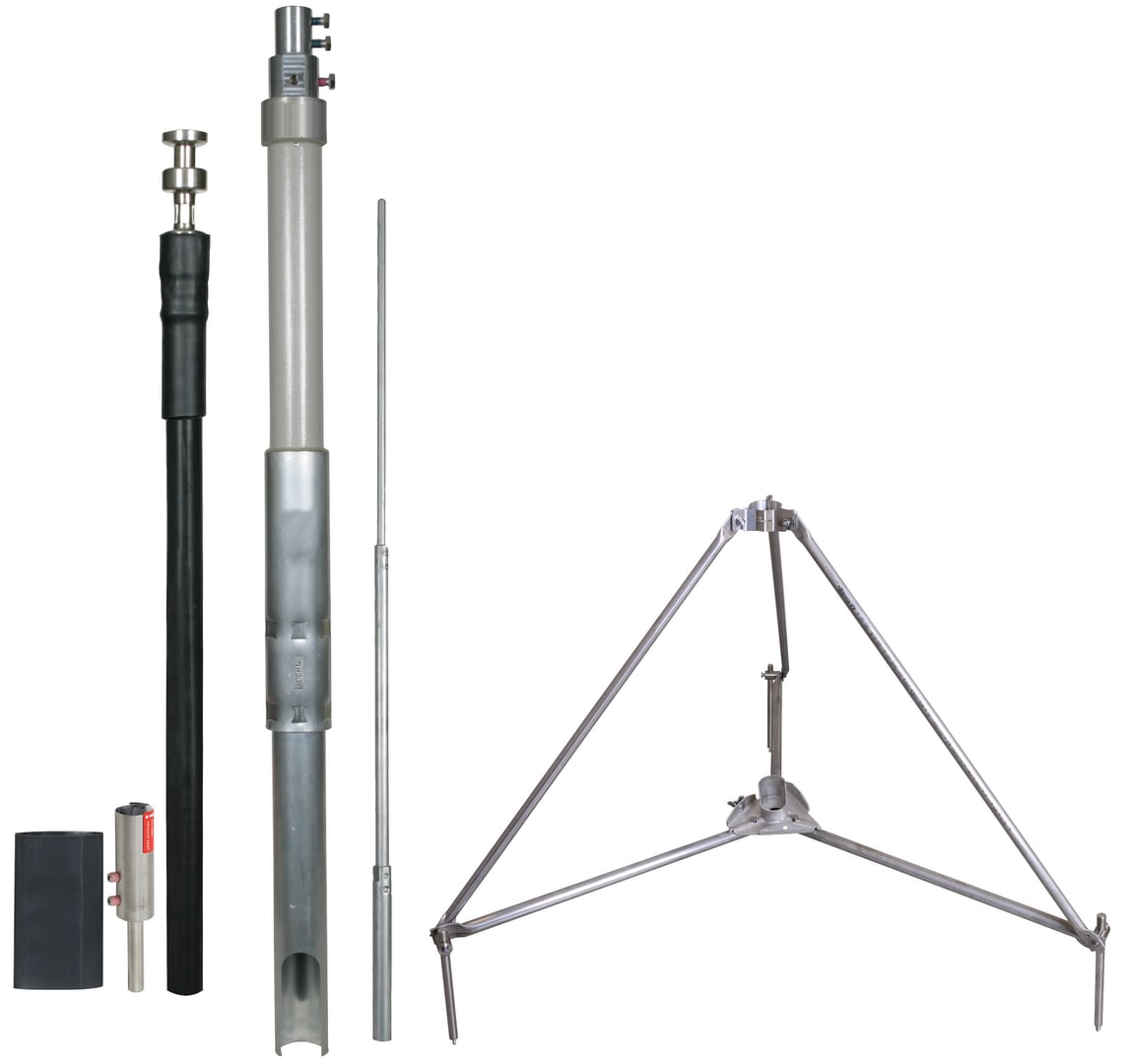 DEHN ITALIA SPA DEH819373 TUBO PORTANTE 3,2M, ASTA 2,5M, HVI TRIPO