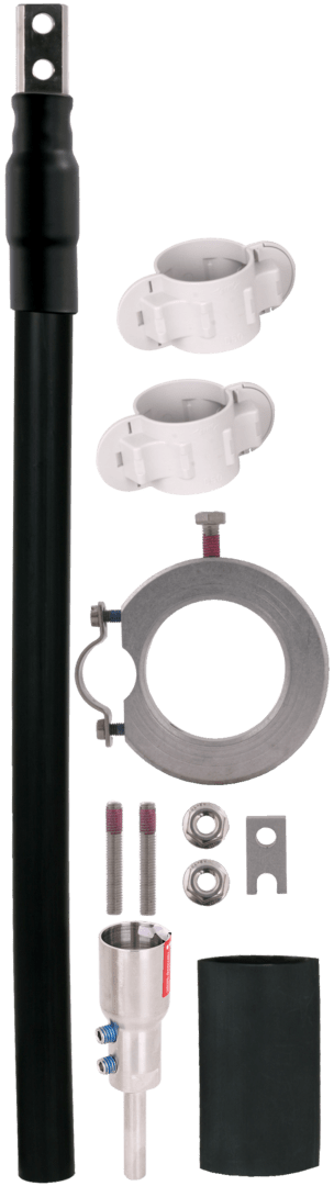 DEHN ITALIA SPA DEH819165 HVI-POWER POSA ESTERNA NERA, 6M