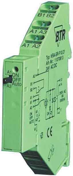 Metz - MEZ11070813 Koppelbaustein F10, 1 Wechsler 24V AC/DC