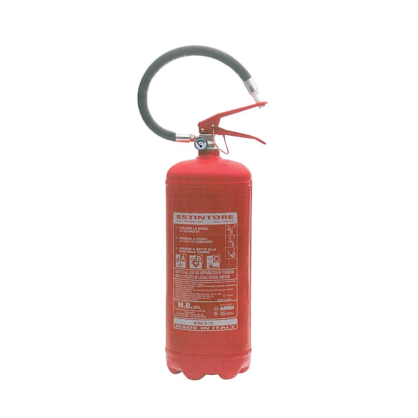 FERRARI - FER110927 ESTINTORE PORTATILE A POLVERE DA 6KG OMO