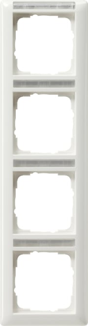 GIRA - GIR111403 Abdeckrahmen 4f senkr. BSF Standard 55 R
