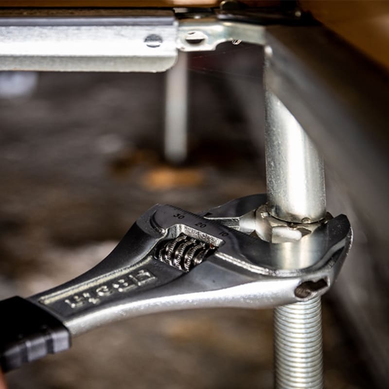 BM SPA - BMM001110722 Chiave regolabile a rullino cromata, modello corto con apertura maggiorata