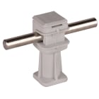 DEHN ITALIA SPA - DEH204003 Staffa portafilo DEHNsnap plastica grigi a H 36mm per Td 8mm con filetto M6