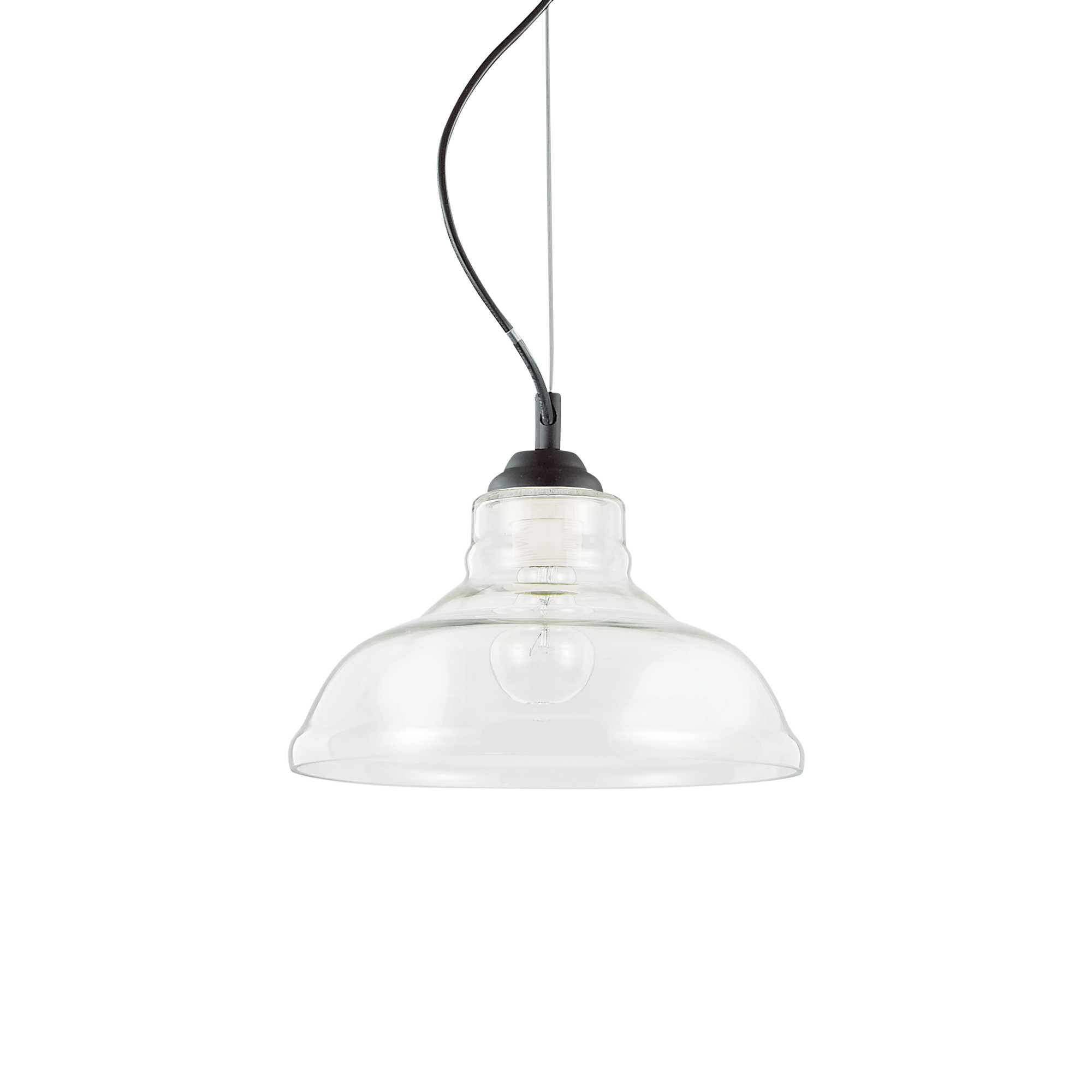 IDEAL LUX SRL IUX112336 BISTRO SP1 PLATE TRASPARENTE