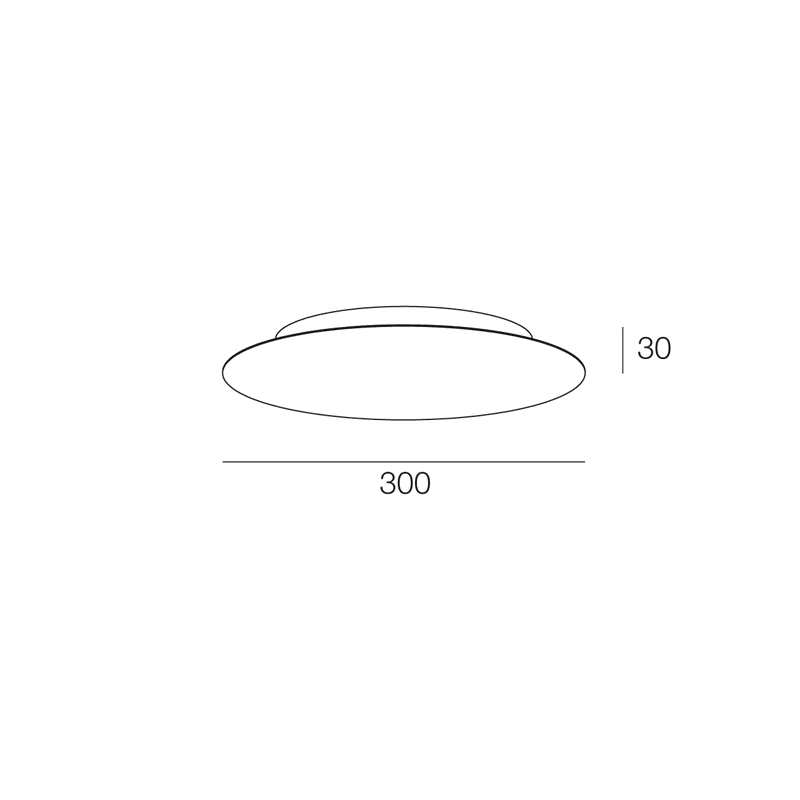 NOVALUX SPA NOX112914.01 ROSONE TONDO 12X ORIZZONTALI D300 BI