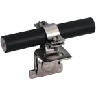 DEHN ITALIA SPA - DEH202852 Staffa portafilo per tetti metallici INO X con scanalatura verticale per conduttu ra HVI D 20-23mm