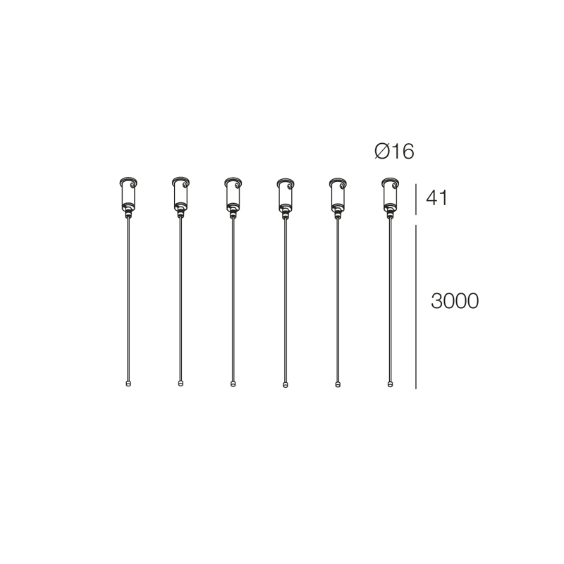 NOVALUX SPA NOX113713.99 HM SIX: KIT SOSPENSIONE 6 PZ