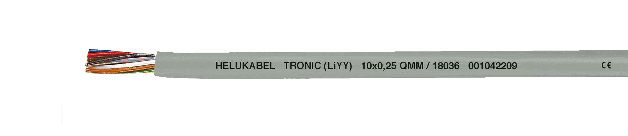 HELUKABEL ITALIA SRL - HLK18086 TRONIC (LIYY) 3X0.5 QMM GREY