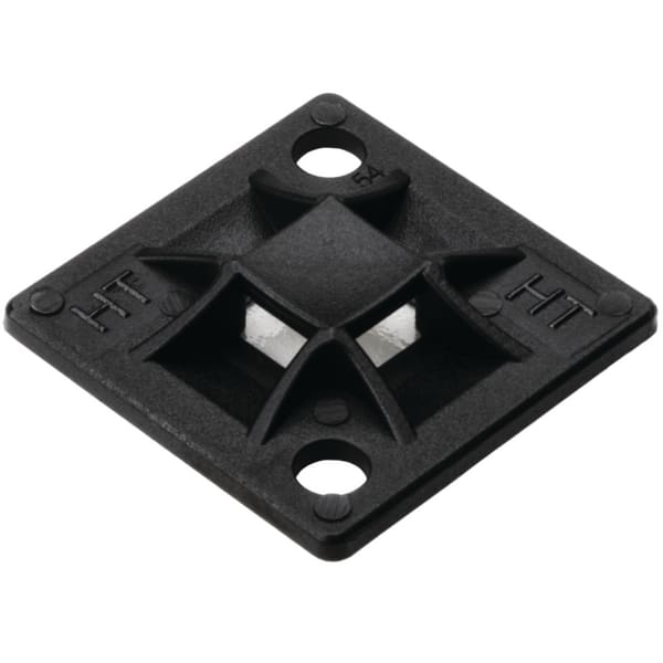 HELLERMANNTYTON Srl HEE151-10916 BASETTA ADESIVA/VITE 40 X 40 NERO QM40A