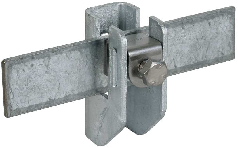 DEHN ITALIA SPA DEH277240 STAFFA PER PIATTO CON PIASTRA FE/TZN