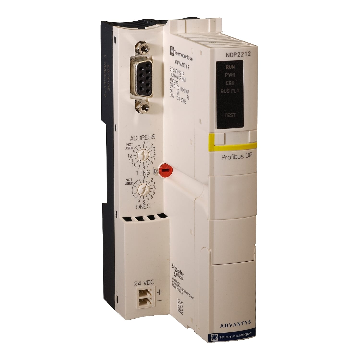 SCHNEIDER ELECTRIC - SNRSTBNDP2212 Feldbuskoppelmodul Standard STB, Profibu