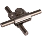 DEHN ITALIA SPA - DEH391559 Morsetto MV INOX per Td 10mm con vite es agonale e grova