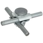 DEHN ITALIA SPA - DEH390250 MORSETTO MMV FE/TZN PER TD 6-8MM