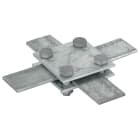DEHN ITALIA SPA - DEH318033 Morsetto a croce Fe/tZn per Pt 30/30mm s enza piastra intermedia