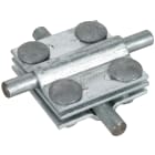 DEHN ITALIA SPA - DEH318203 Morsetto a croce Fe/tZn per Td 8-10/8-10 mm Td 8-10/Pt 30mm-Pt 30/30mm con piastr a int.