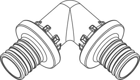 REHAU SPA - RE411600211001 RACCORDO 16 90A RAUTITAN PX