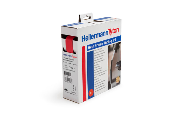 HELLERMANNTYTON Srl HEE308-30152 TERMORESTRINGENTE 3:1 MB 1.5/0.5 RD HIS-