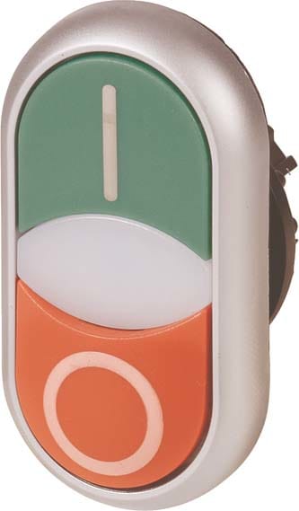 EATON - EAO284830 M22-DDLM-GR-X1/X0 PULS DOPPIO LUM