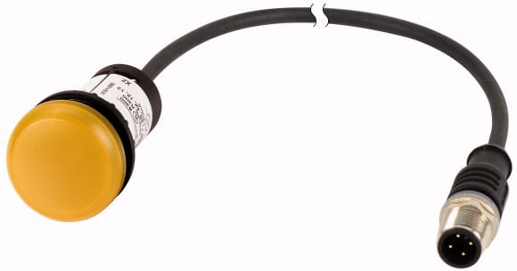 EATON - EAO185123 C22-L-Y-24-P1 SPIA GIALLO 24V, 0,2M, M12