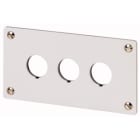 EATON - EAO216544 M22-E3 PIASTRA INCASSO 3 FORI, ALU
