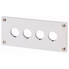 EATON EAO216545 M22-E4 PIASTRA INCASSO 4 FORI, ALU