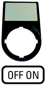 EATON - EAO216499 M22S-ST-GB10 PORTAETICH. COMPL. 30X50