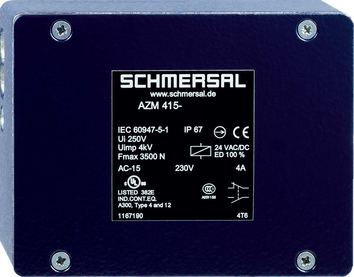 SCHMERSAL ITALIA SRL SHM101167202 AZM 415-11/11ZPK 110VAC
