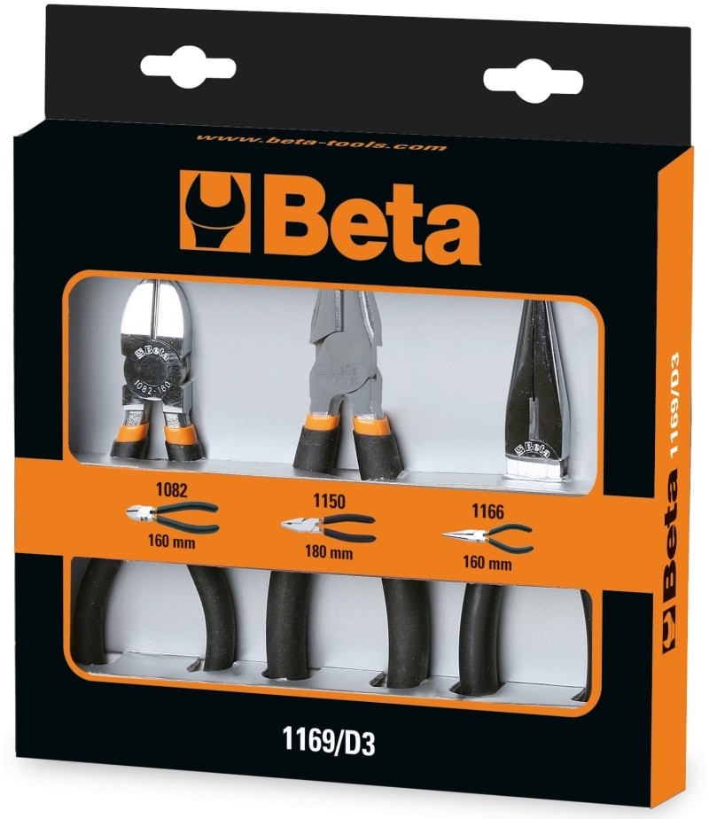 BM SPA BMM011690053 ASSORTIMENTI 2PINZE+1TRONCHESE /D3