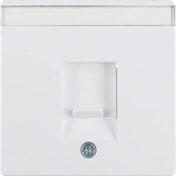 BERKER - BRK11706089 Zentralstück m Staubs u BF Q.x polarweiß