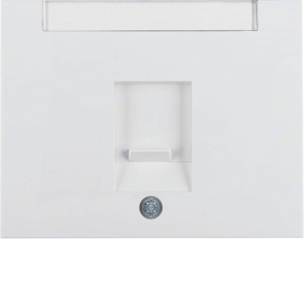 BERKER - BRK11707009 Zentralstück m Staubs u BF K.1 polarweiß