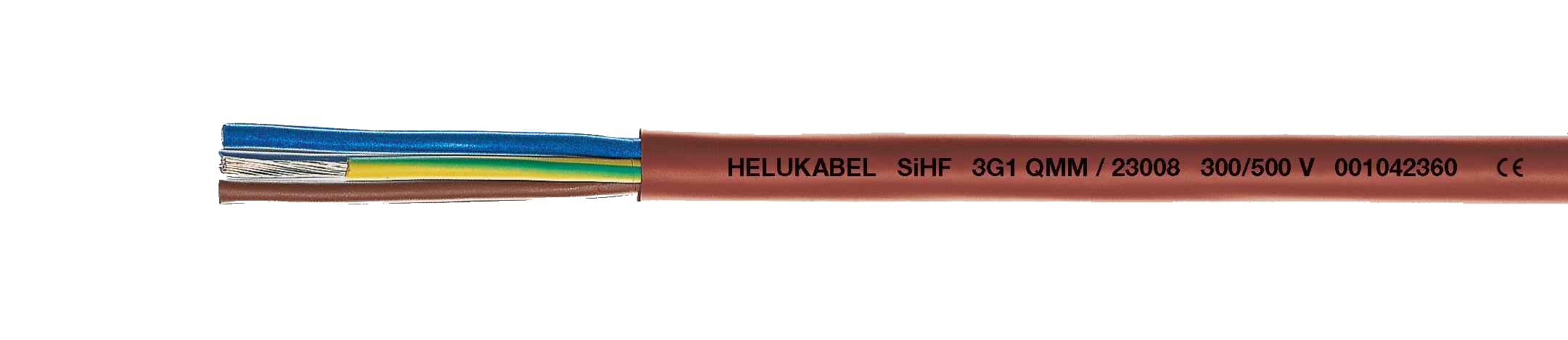 HELUKABEL ITALIA SRL HLK23010 SIHF 5G1 QMM REDBRAUN