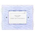 MASTER SRL MST11733 TASHA Inseritore Badge NFC 3Mod. White