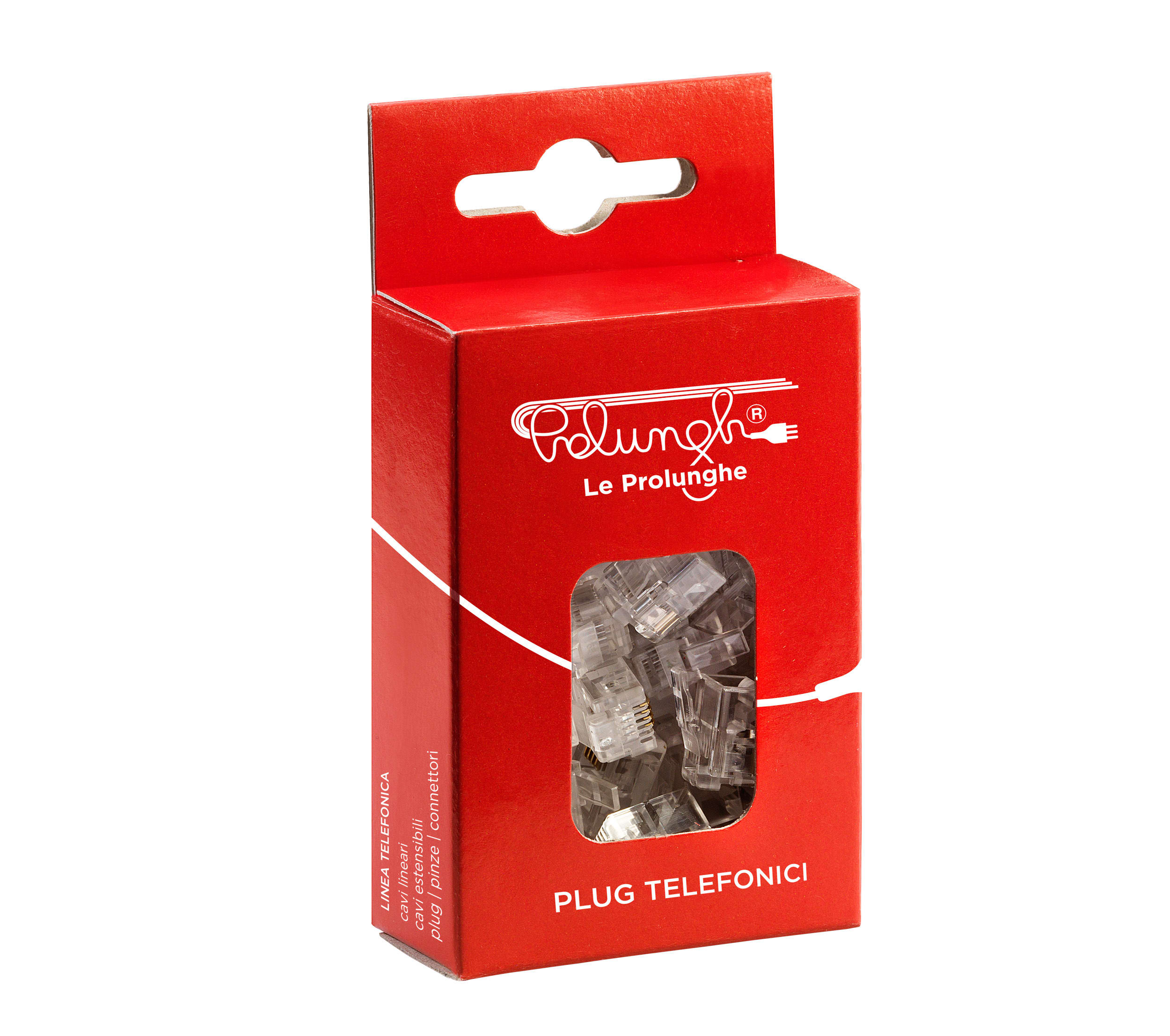 LE PROLUNGHE SAS - PRG1176 PLUG TELEF. 6/6 CONF. Pz.30