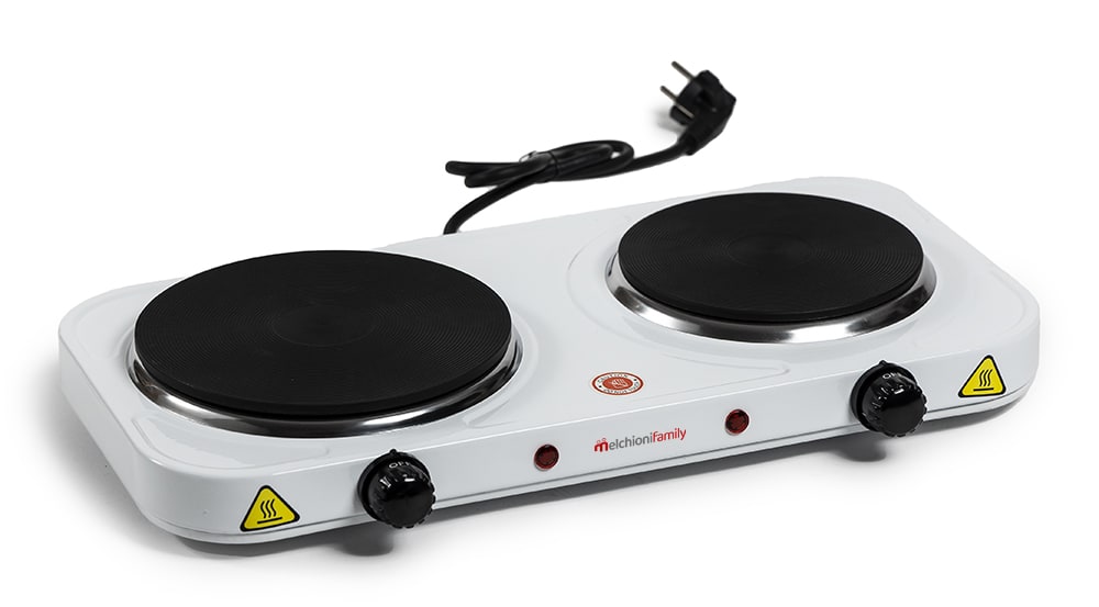 MELCHIONI SPA MEM118360115 FORNELLO ELETTRICO 2 PIASTRE COOK2