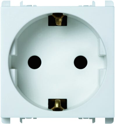 URMET SPA - UTD10320N/2.B PRESA SCHUKO 2P+T 16A 250V BIA