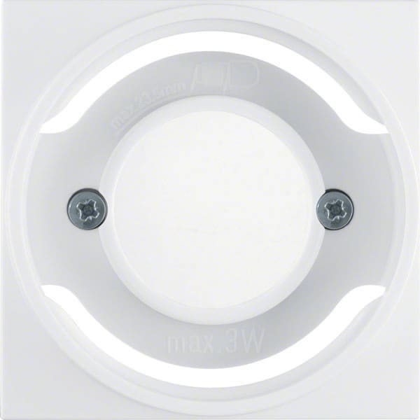 BERKER - BRK11988989 P.ZO C.LE X SPIA LUM E14 S1/B3/B7 BI.P.