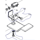 CAME SPA - CMC119RID208 STAFFA PORTA MADREVITE - ATI AXO