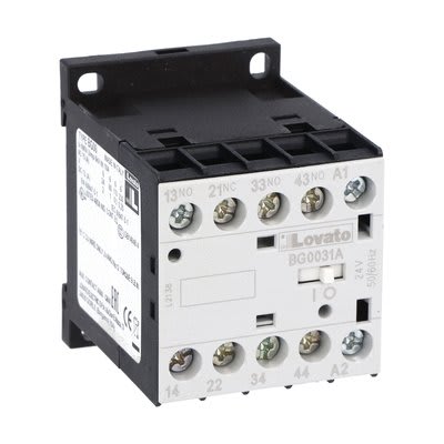 LOVATO - LOV11BG0031A22060 CONTATTORE AUX 3NO+1NC 220V 60HZ