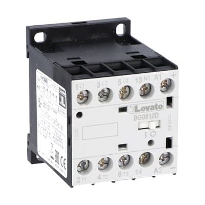 LOVATO LOV11BG0910D125 CONTATTORE 3P+1NO 9A AC3