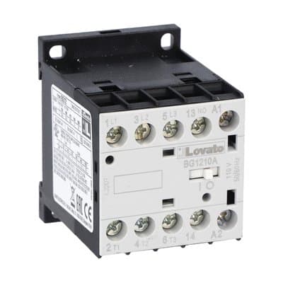 LOVATO LOV11BG1210A57560 CONTATTORE 3P+1NO 12A AC3