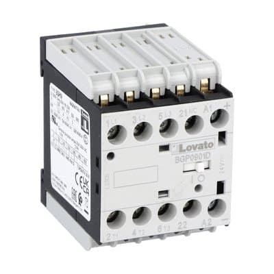 LOVATO LOV11BGP0901D220 CONTATTORE 3P+1NC 9A AC3 PIN RETRO