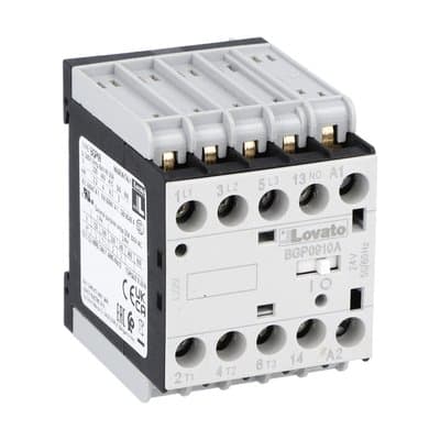 LOVATO LOV11BGP0910A12060 CONTATTORE 3P+1NO 9A AC3 PIN RETRO