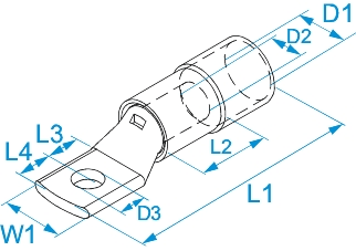 BM SPA BMM00638 TERM TUBO ISOL 25 F8 D16