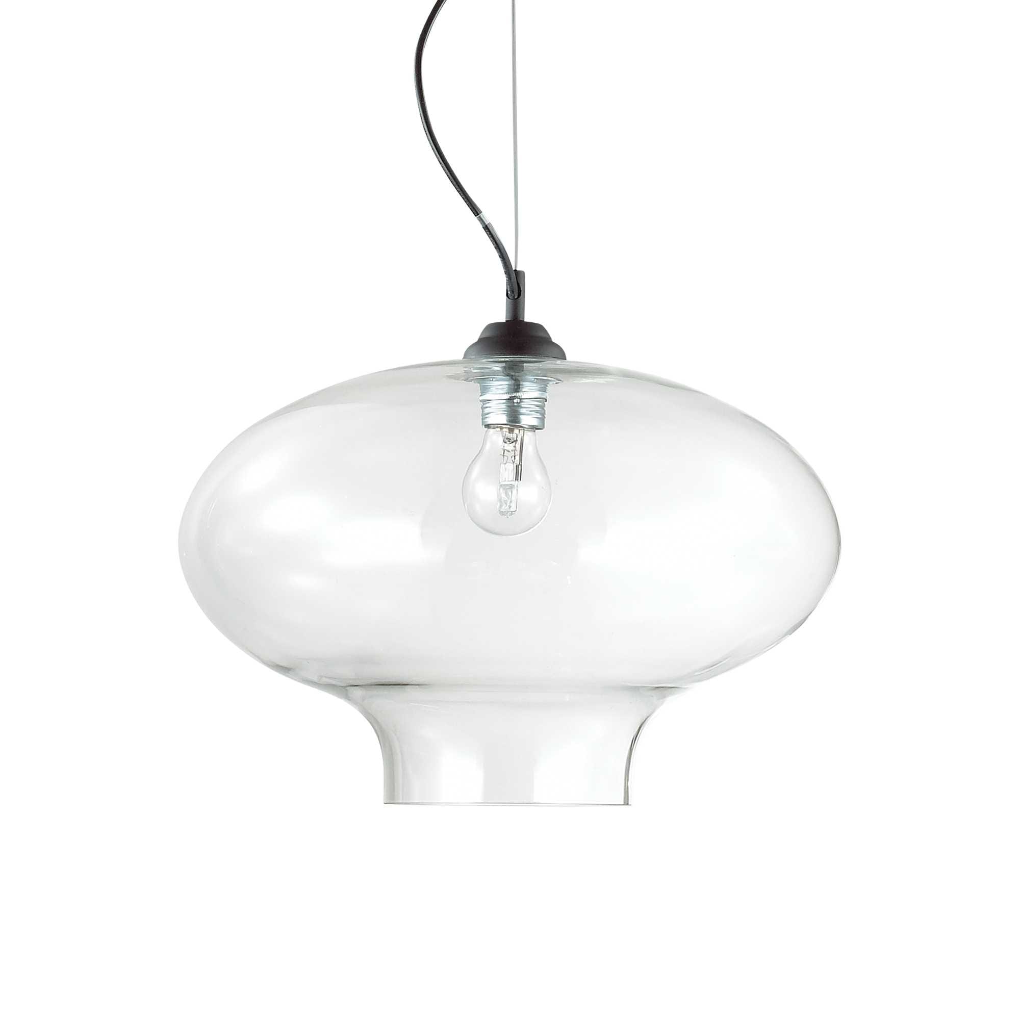 IDEAL LUX SRL IUX120898 BISTRO SP1 ROUND TRASPARENTE