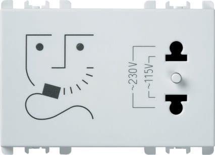 URMET SPA UTD10521.B PRESA PER RASOI, 230V, 3MOD. B