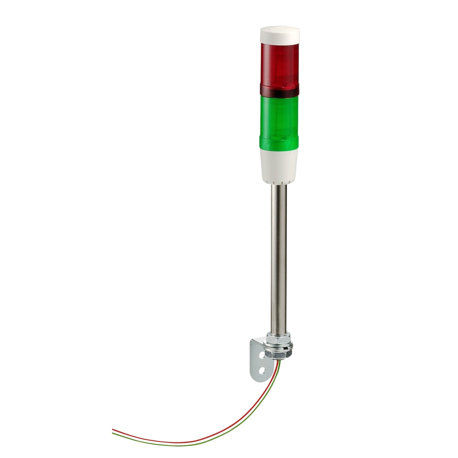 SCHNEIDER ELECTRIC - SNRXVMB2RGSSB Colonna luminosa con buzzer + 2 elementi luminosi Ø45mm - 24 VAC/CC
