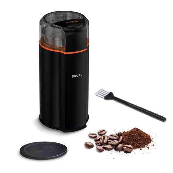 KRUPS KEUGX3328 KaffeemA1/4hle elektrisch 175W 90g sw