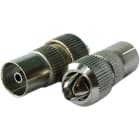 LE PROLUNGHE SAS PRG0122 PRESA TV METALLICA D. 9.50 MM