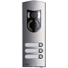 VIMAR SPA VIW1223 PLACCA A/V 2M IK10 3 TASTI ACCIAIO