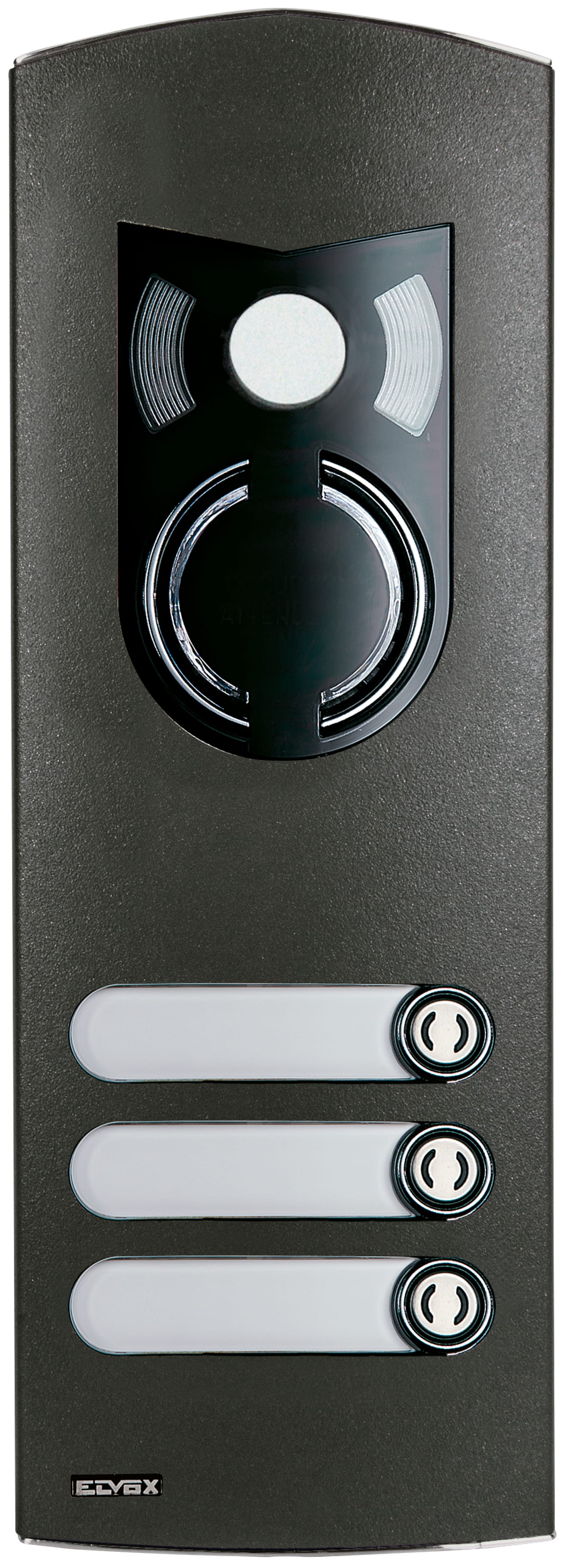 VIMAR SPA VIW1223/35 PLACCA A/V 2M IK10 3 TASTI GRIGIO SABLE